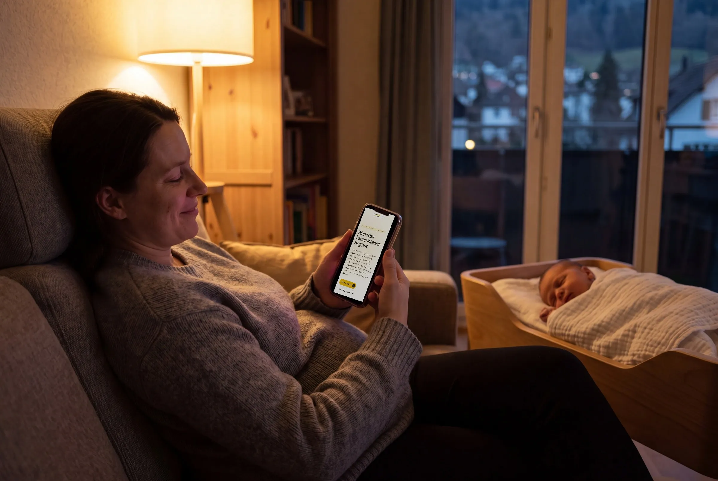 Frühchen Schweiz — Platform, website and iOS app for a non-profit